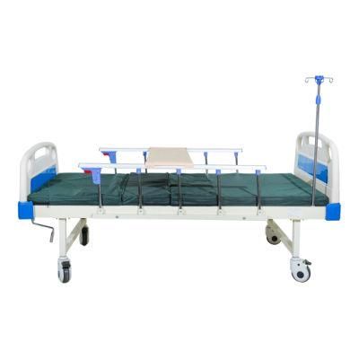 Professional Multifunctional One Function Single Crank Manual Hospital Bed