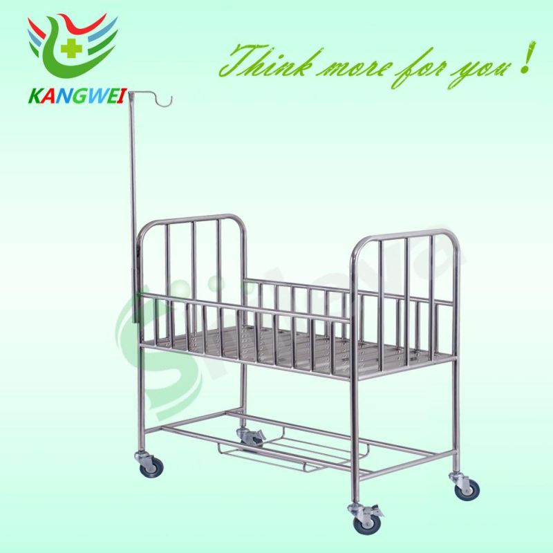 Stainless Steel Medical Baby Bed Baby Cot Hospital Infant Bed