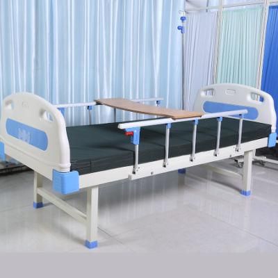 Economic Non-Function Plain Hospital Bed with ABS Headboard