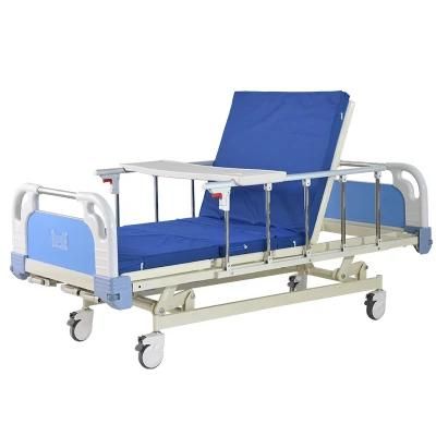 Nursing Home Medical Three Cranks Manual Hospital Beds for Sale