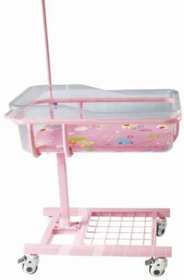Stainless Steel Pediatric Mobile New-Born Infant Medical Hospital Baby Bed