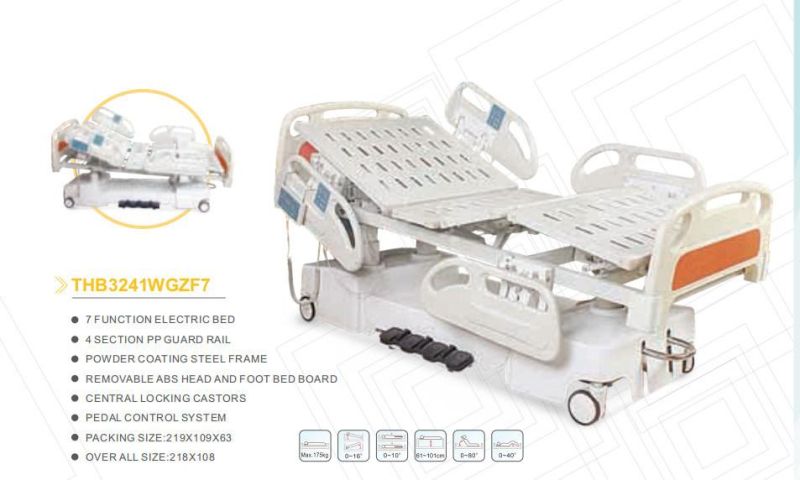 Topmedi Luxury Medical Equipment Patient Clinic Electric ICU Hospital Bed for Disabled
