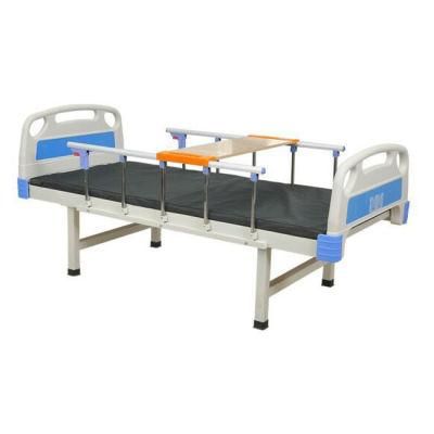 ABS Headboard Medical Hospital Bed Manual Flat Hospital Bed