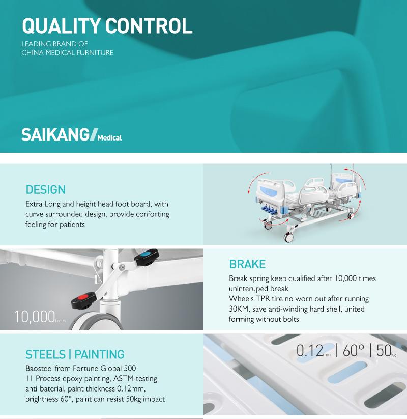 F4c Medical Steel Manual Hospital Care Bed
