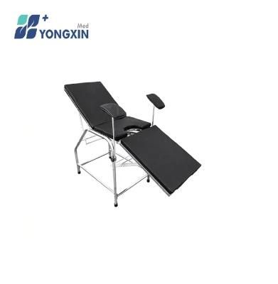 Yxz-Q-2 Stainless Steel Foldable Delivery Examining Bed