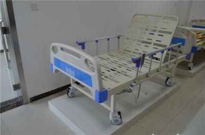 One Function Adjustable Electric ICU Nursing Hospital Bed with Casters
