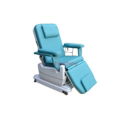 Low Price High Quality 2 Motors Electric Blood Collection Chair for Clinic
