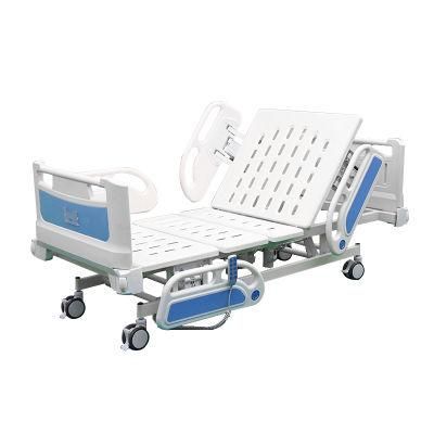 New Arrival Hospital Furniture Multifunctional Medical Hospital Bed Five Function Electric ICU Nursing Hospital Beds Price