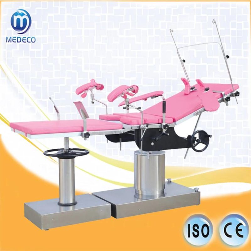 Manual Hydraulic Obstetric Orthopedic Gynecological Surgical Operating Table