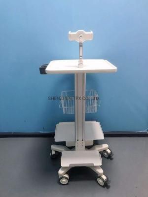 China Supplier Aluminium Patient Ultrasound Laptop ECG Machine ECG Trolley