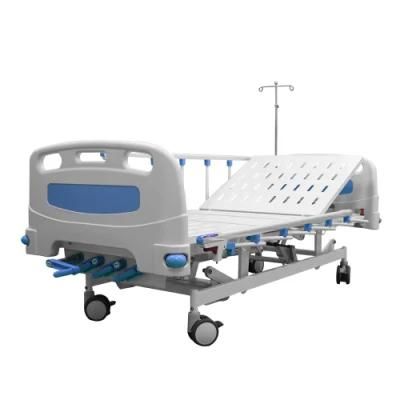 Hospital 4 Cranks Manual Clinic Patient Medical Hospital ICU Care Bed