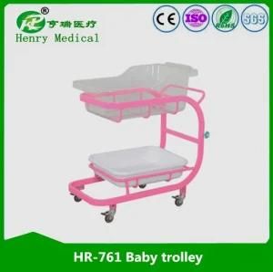 Steel Baby Trolley/Medical Baby Trolley/Baby Crib Bed