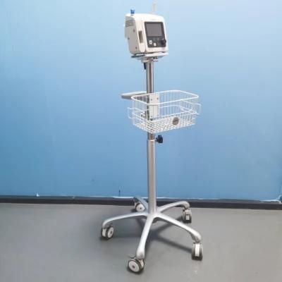 Medical Vital Sign Medical Patient Monitor Trolley with Wheels