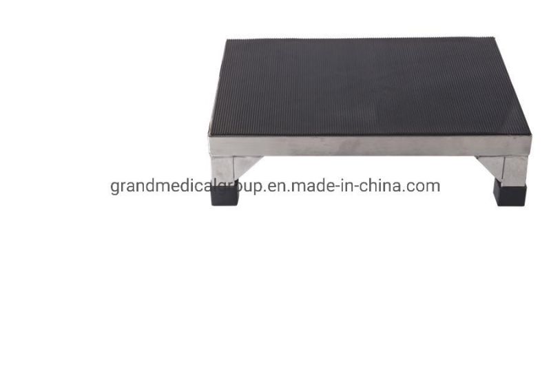 Stainless Steel Non-Slip Footstool Gynecological Foot Stool for Hospital