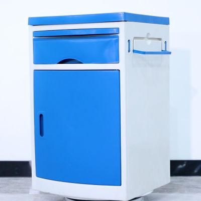 Wholesale Cheap ABS Bedside Cabinet Medical Cabinet Hospital Bed Table with Drawer Medical Cabinet