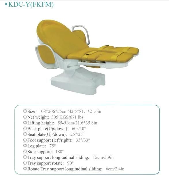 Economical Medical Instrument Operating Table (gynecological folding) Xtss-061-2