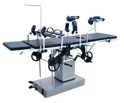 Medical Equipment Gynecological Manual Operating Hydraulic Operation Bed Table