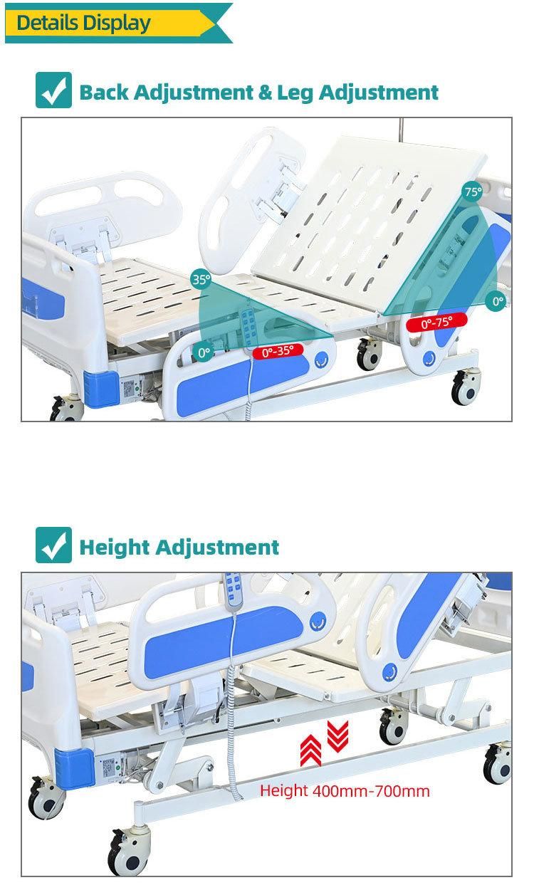 Elctric 3 Functions Hospital Bed with High Quality