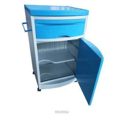Best Price Hospital Bedside Table Hospital Cabinet with Drawer and Cupboard CE