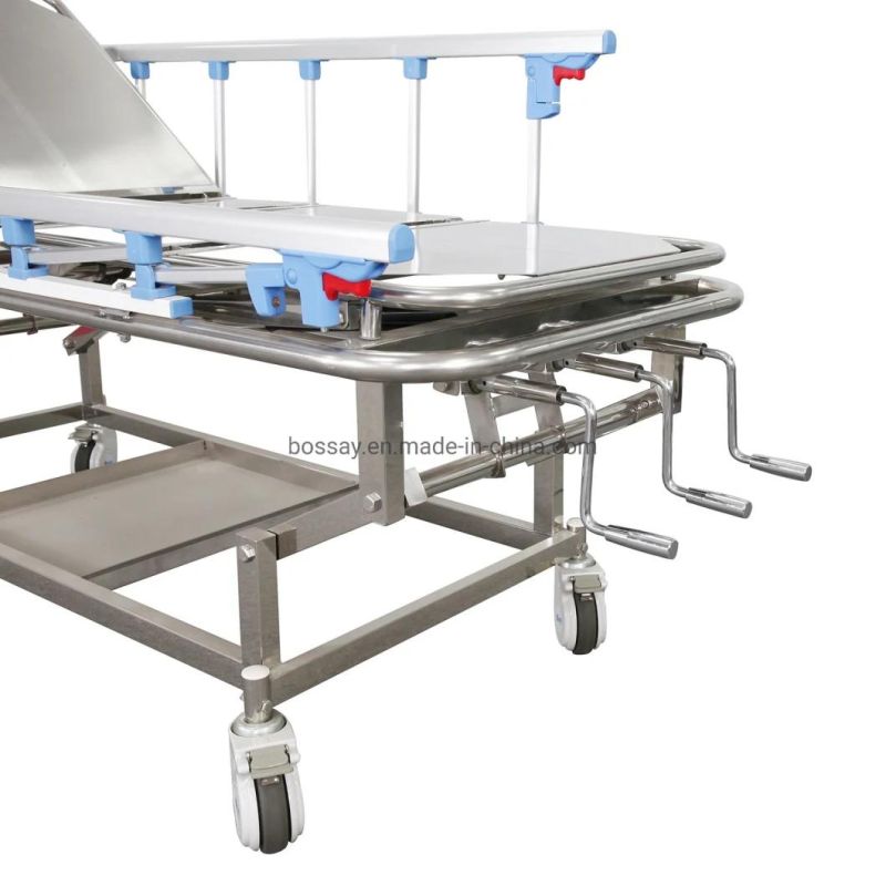 High Quality Stainless Steel Emergency Hospital Ambulance Stretcher for Sales