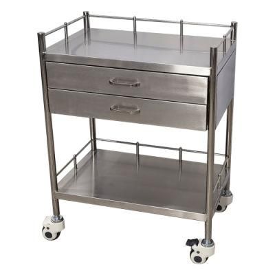 Mn-SUS050 CE&ISO Hospital Medical Clinical Cart Treatment Instrument Trolley