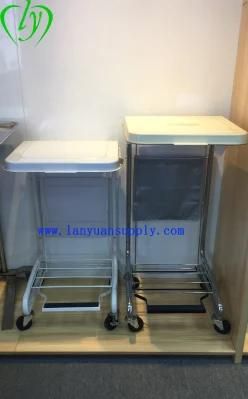 Stainless Steel Medical Knock Down Hospital Garbage Hamper Stand