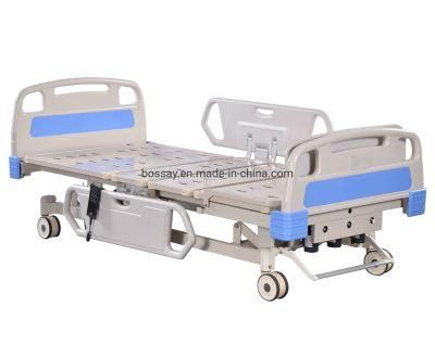Three Function Electric and Manual Medical Bed Difunctional Hospital Bed