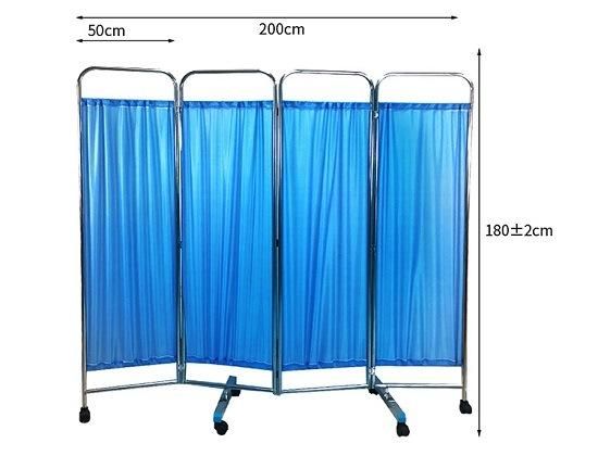 Hospital Medical Stainless Steel Ward Folding Screen (PW-708 Series)