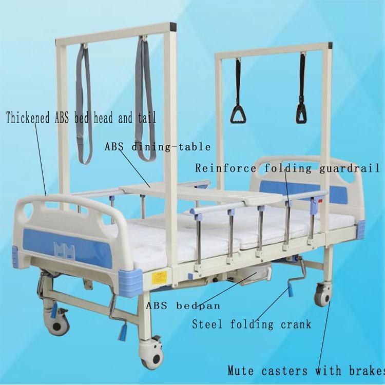 Manual Hospital Bed Orthopaedic Rehabilitation Training Bed Orthopedic Traction Bed