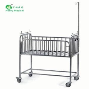 Hospital Bed Stainless Steel Baby Bed Baby Crib (HR-763)