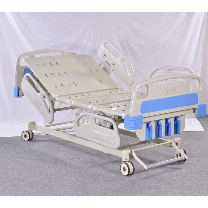 Medical Hospital Bed Electric 5 Crank 5 Functions Electric Hospital Bed ICU Nursing Hospital Bed for Patients