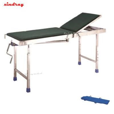 Cheap Price Adjustable 3 Function Manual Examination Bed Medical