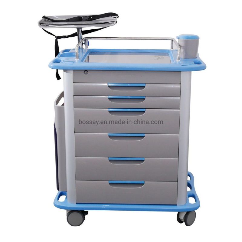 Factory Economic Medical Drug ABS Nursing Trolley