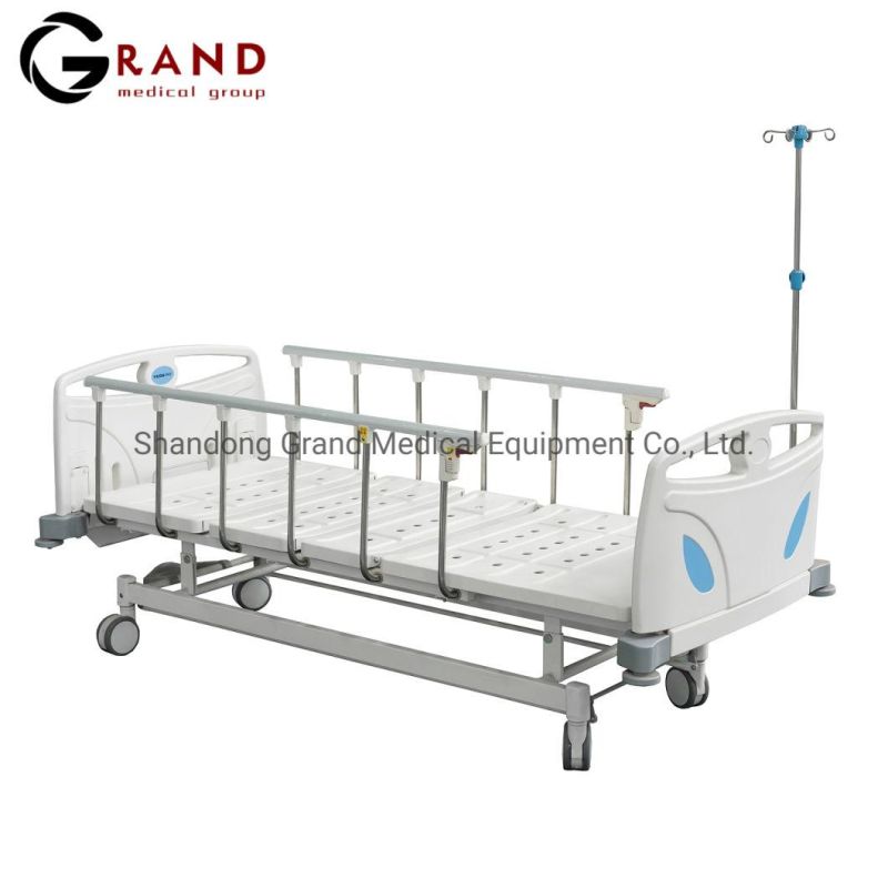 Two Crank Manual Adjusted Hospital Nursing Bed for Hospital Furniture