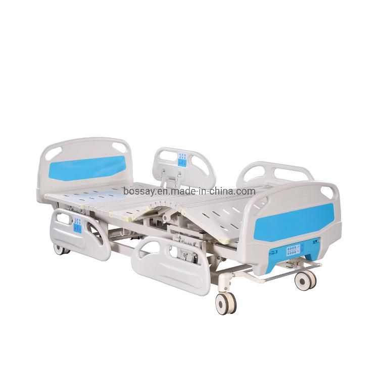 Hospital Furniture Three Functions Electric ICU Medical Bed