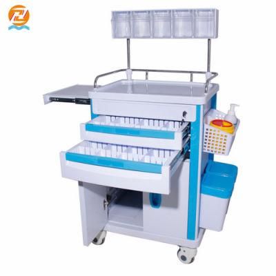 Hospital Patient Medical Trolley Treatment Drug Trolley Emergency Cart Anesthesia Trolley