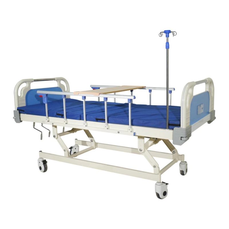 Popular Furniture Crank Manual Metal Hospital Beds on Sale