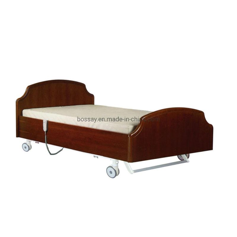 Adjustable Prone Position Hospital Furniture Medical Homecare Wooden Patient Bed