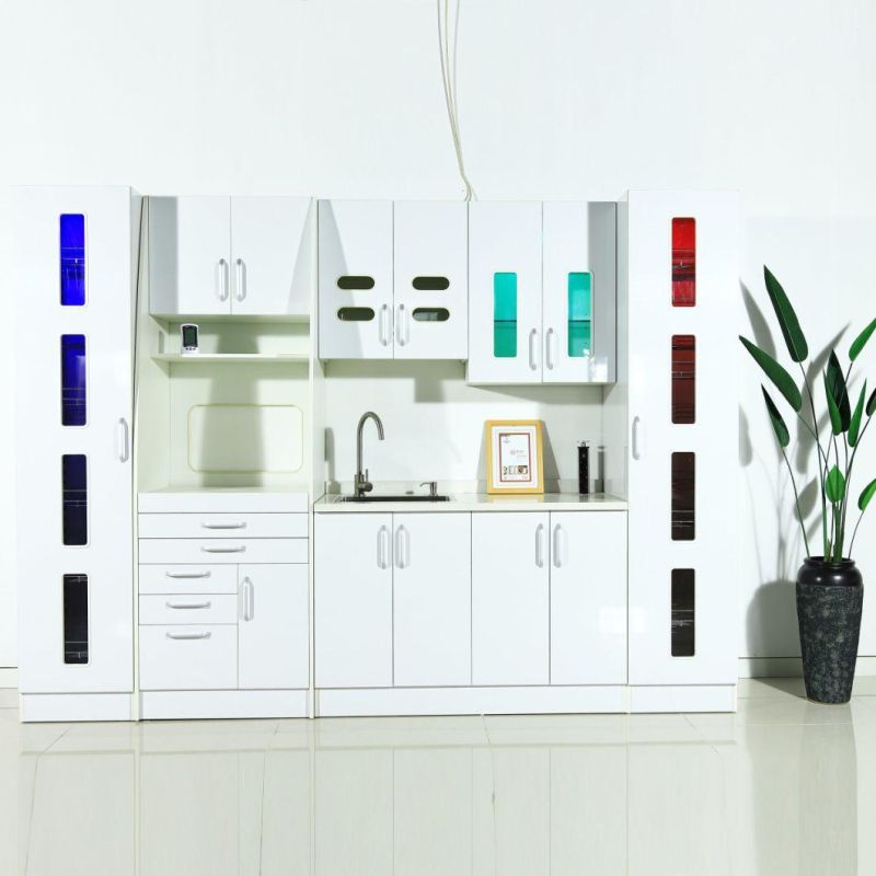 MDF Board Mobile Dental Clinic Laboratory Furniture Office Lab Sterilization Cabinet for Sale