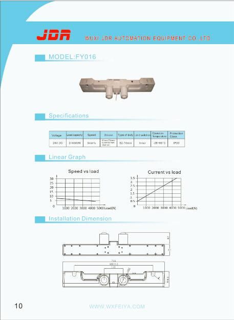 Hospital Bed Parts Dual Actuator 4500n