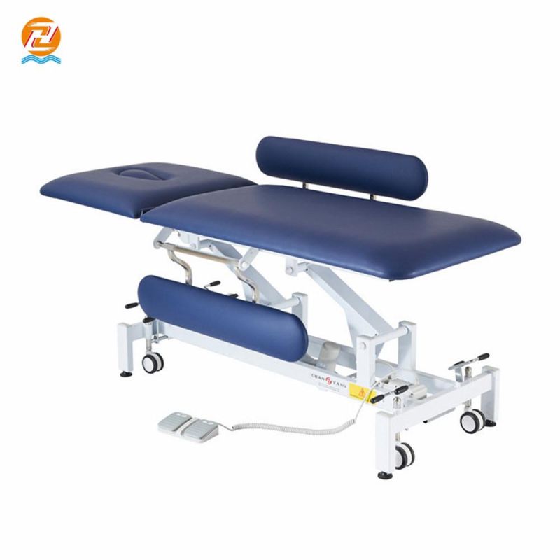 Supplier Easy Adjustments One Crank Stainless Steel Manual Examination Bed Hospital Bed