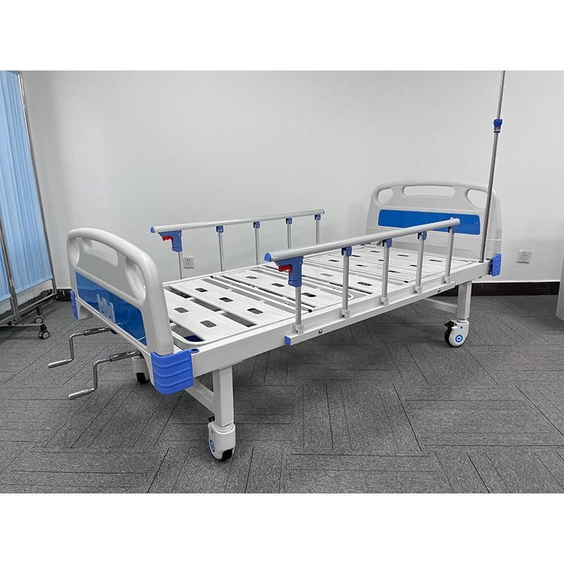 Manual 2 Rank 2 Handle 2 Function Hospital Bed Medical Bed