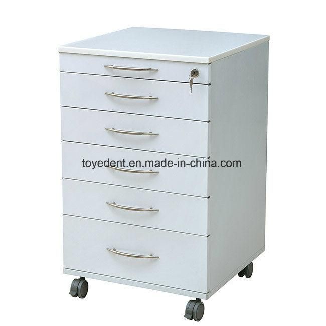 Hospital Stainless Steel Medical Mobile Trolley Dental Cabinet for Dentist