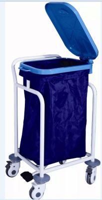 Coated Steel Medical Trolley for Waste Collecting