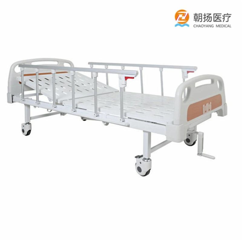 Medical Equipment Examination Couch Patient Bed One Crank Manual Hospital Bed Medical