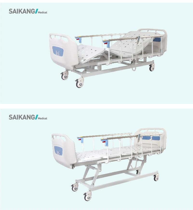 D5w5s-Sh Emergency Hospital Electric Adjustable Patient Motorized Bed with Three Function