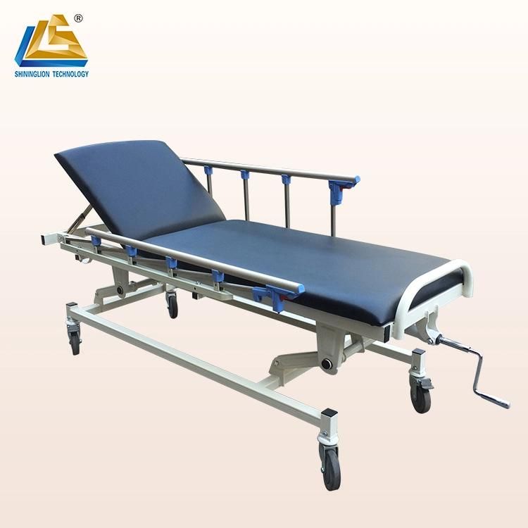 Deluxe X-ray Radiolucent Hydraulic Patient Transport Cart