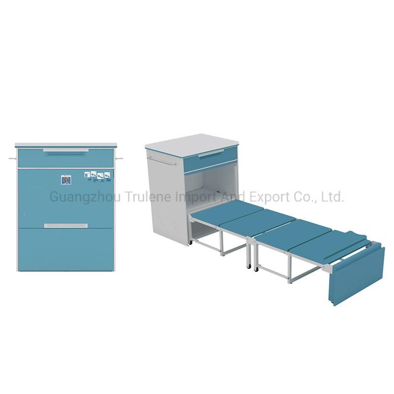 Movable Hospital Nursing Furniture Manual Escort Bed