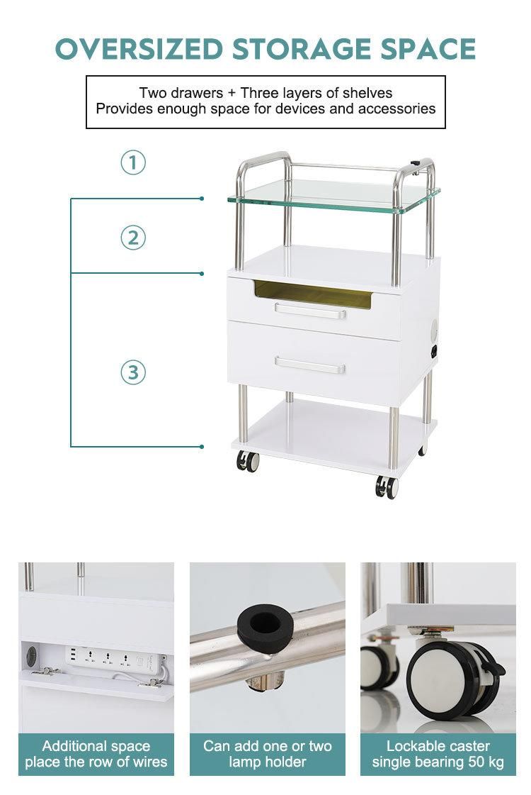 Medical Instrument Trolley Medical Device with Ultraviolet Ray Sterilize