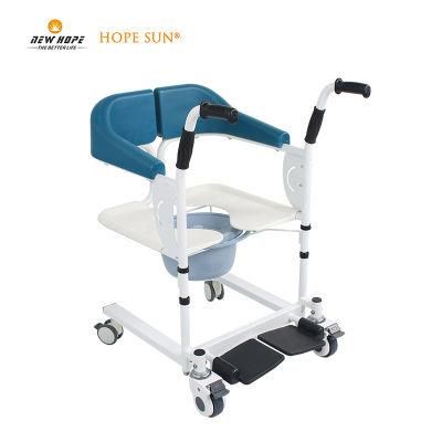 HS1409 Versatile Patient Transfer Chair with Commode Chair and Show Chair Functional